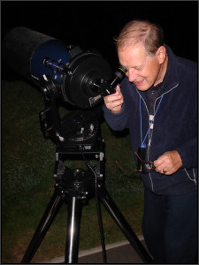 Colin using his own Meade LX-90