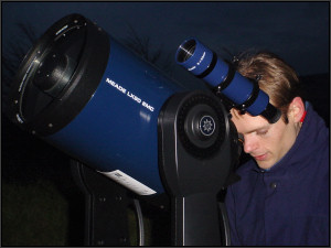 Neil directs the Meade LX-90